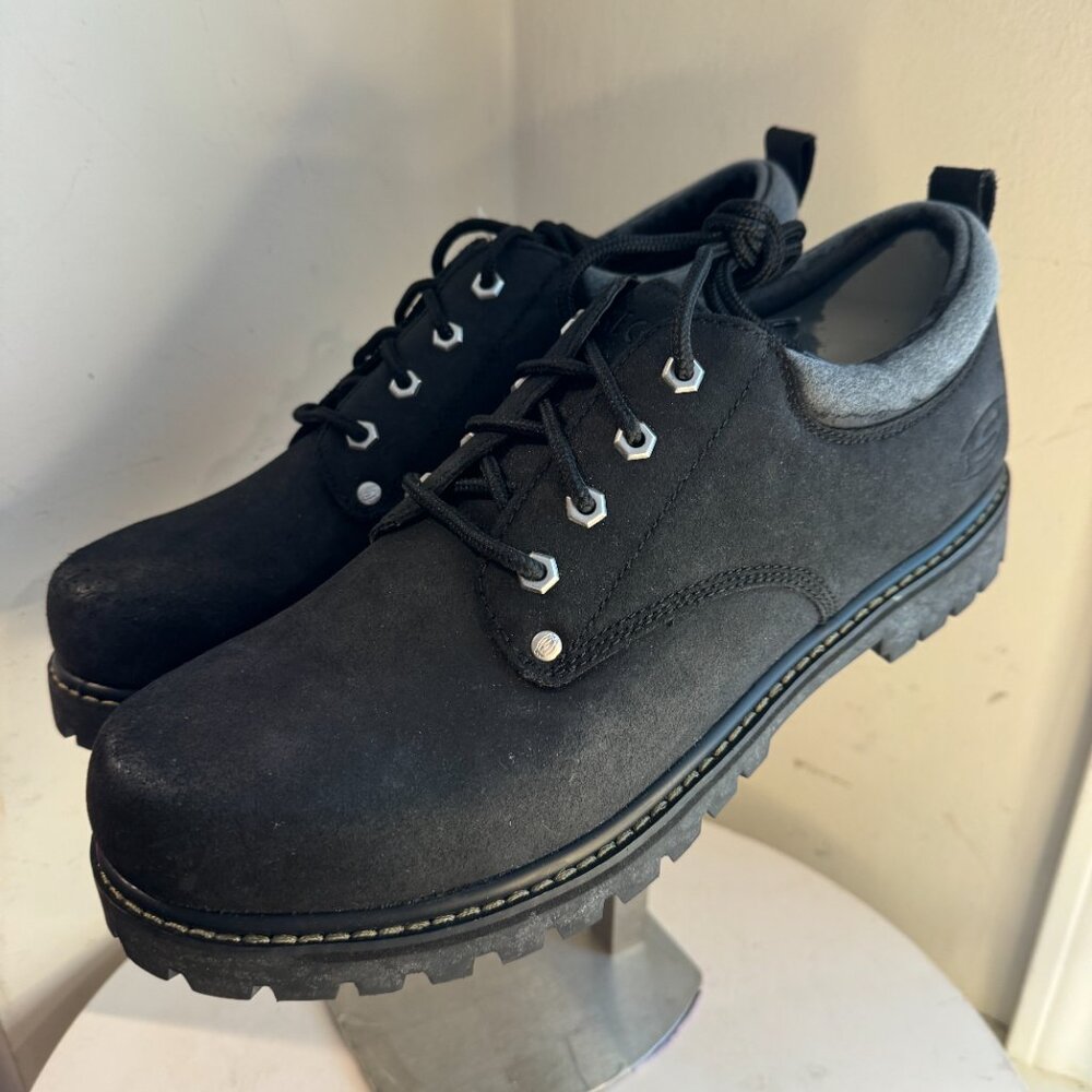 Skechers Mens Alley Cats 7111 Leather Upper Oxford Shoes  size 13